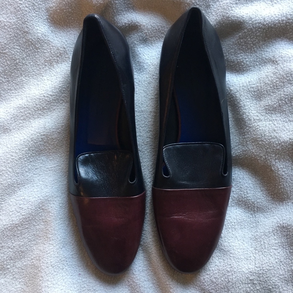 Jil Sander Leather Smoking Loafer